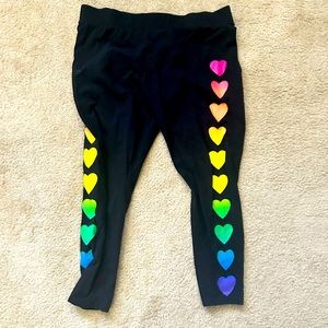 Torrid Rainbow Heart Leggings